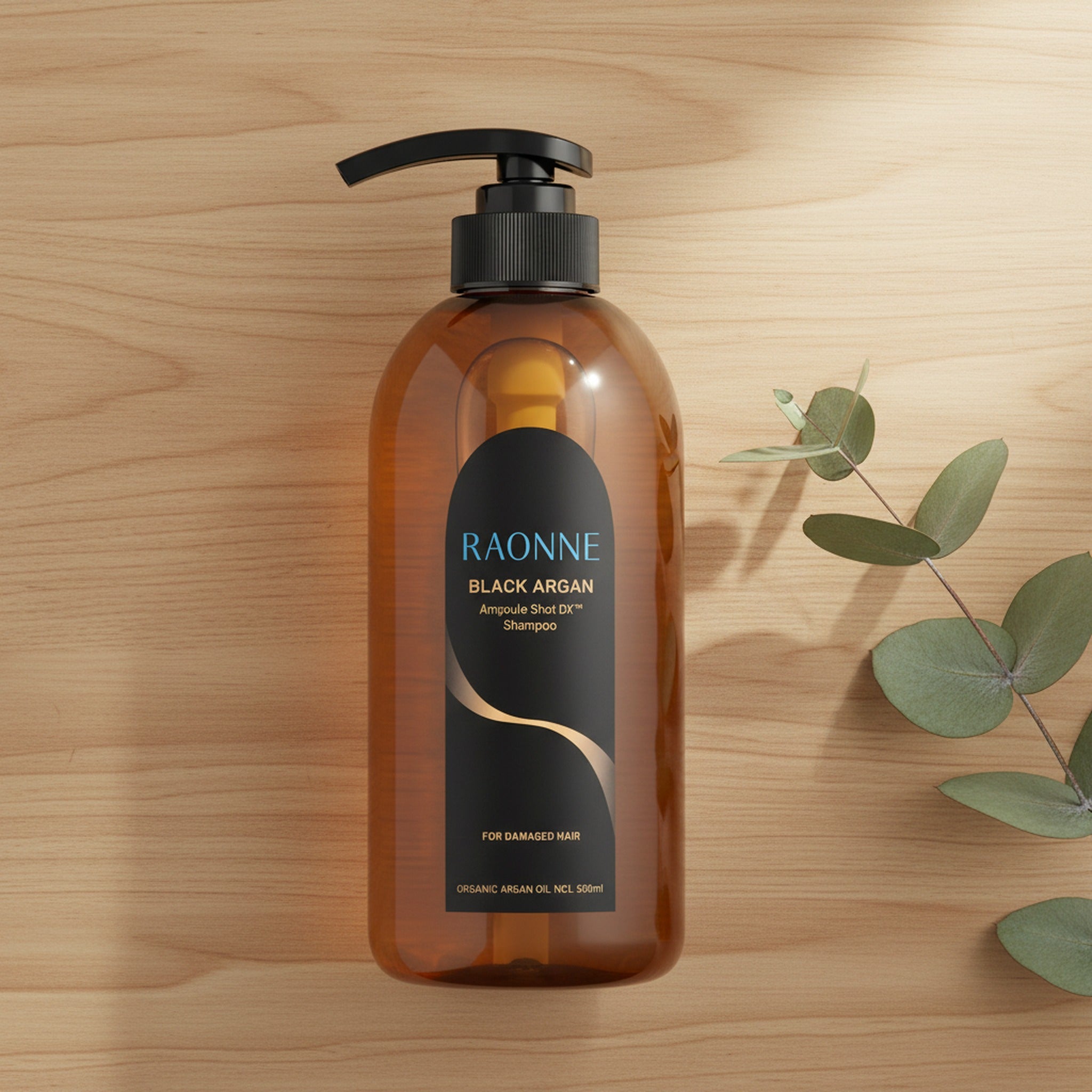 Black Agran Ampoule Shot DX Shampoo 500ml - image 3