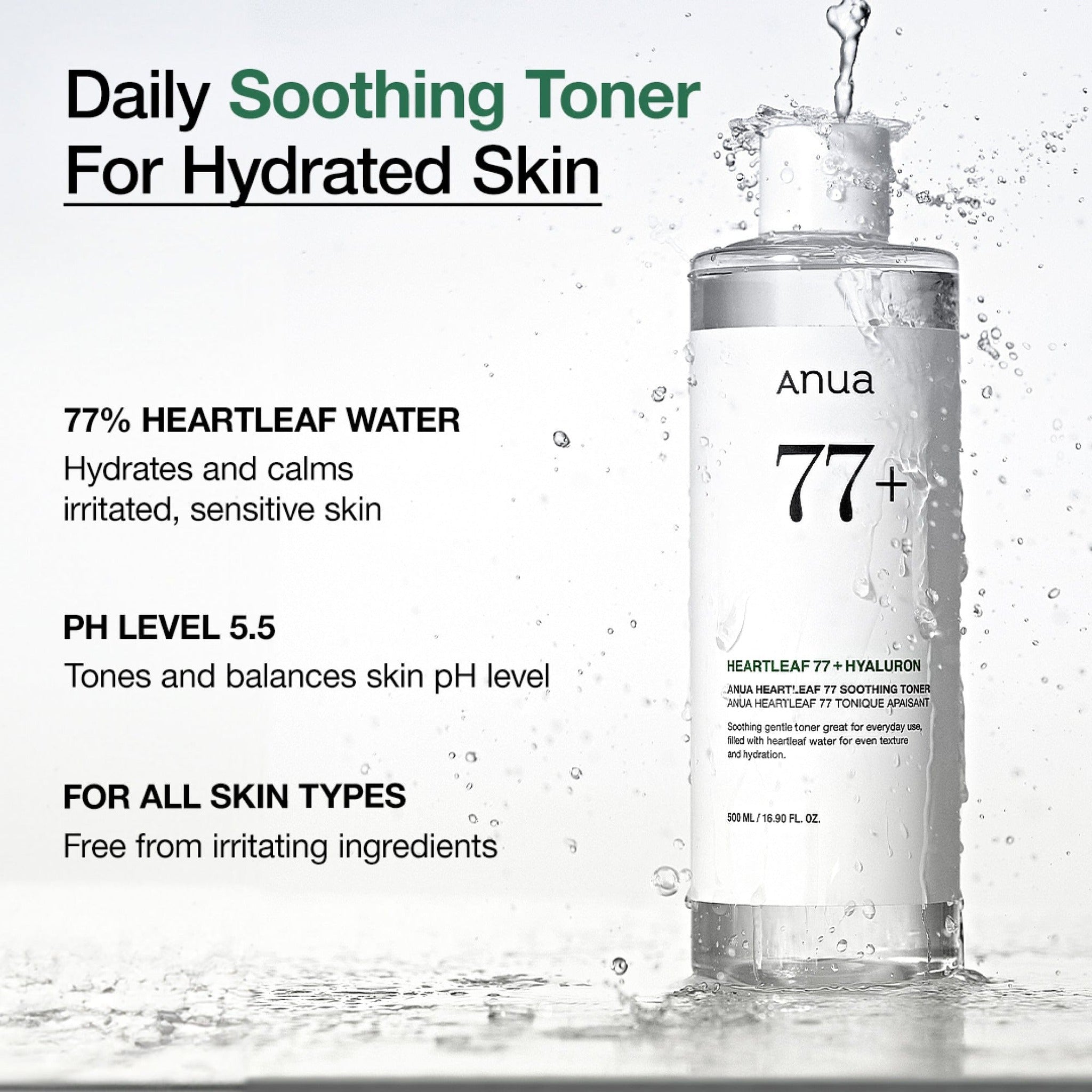 HEARTLEAF 77 SOOTHING TONER 250m - image 5