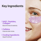 5ea) No.9 NAD Collagen Under Eye Patches - image 5