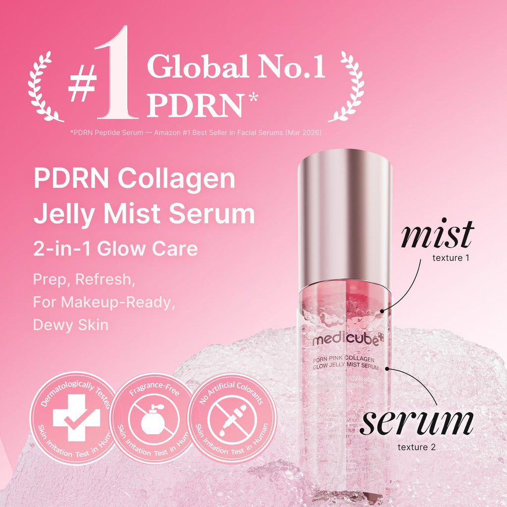 PDRN PINK COLLAGEN GLOW JELLY MIST SERUM 100ml - image 2
