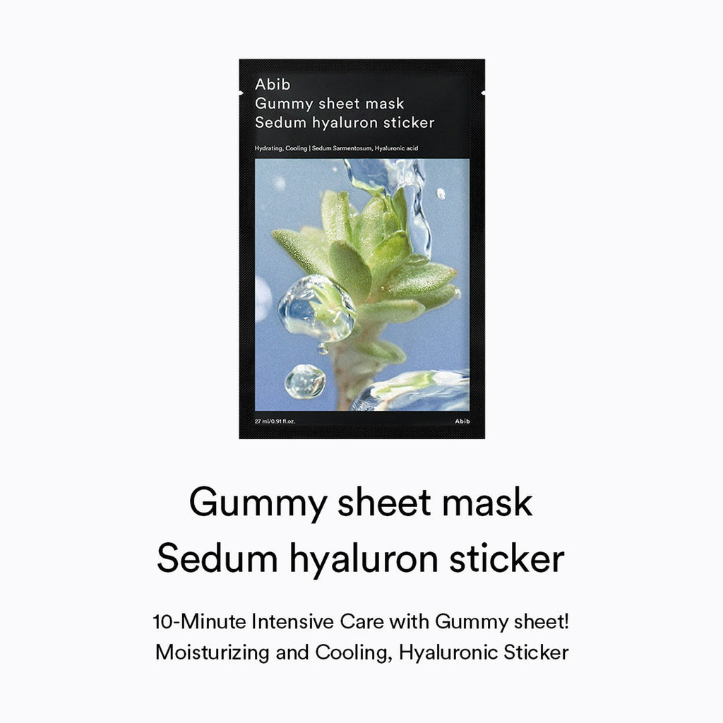 GUMMY SHEET MASK SEDUM HYALURON STICKER (2024) - image 2