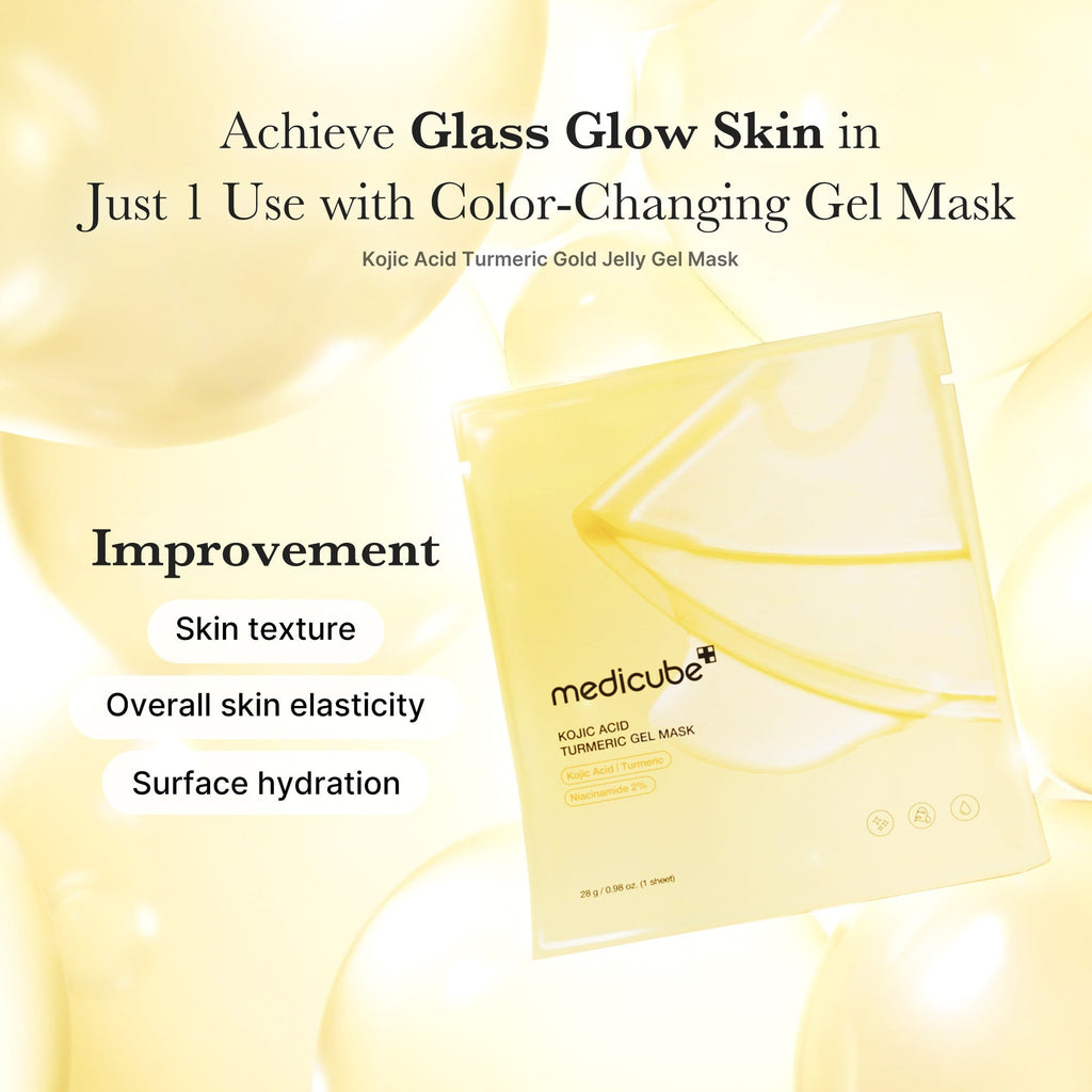 KOJIC ACID TURMERIC BRIGHTENING GEL MASK 4ea - image 5