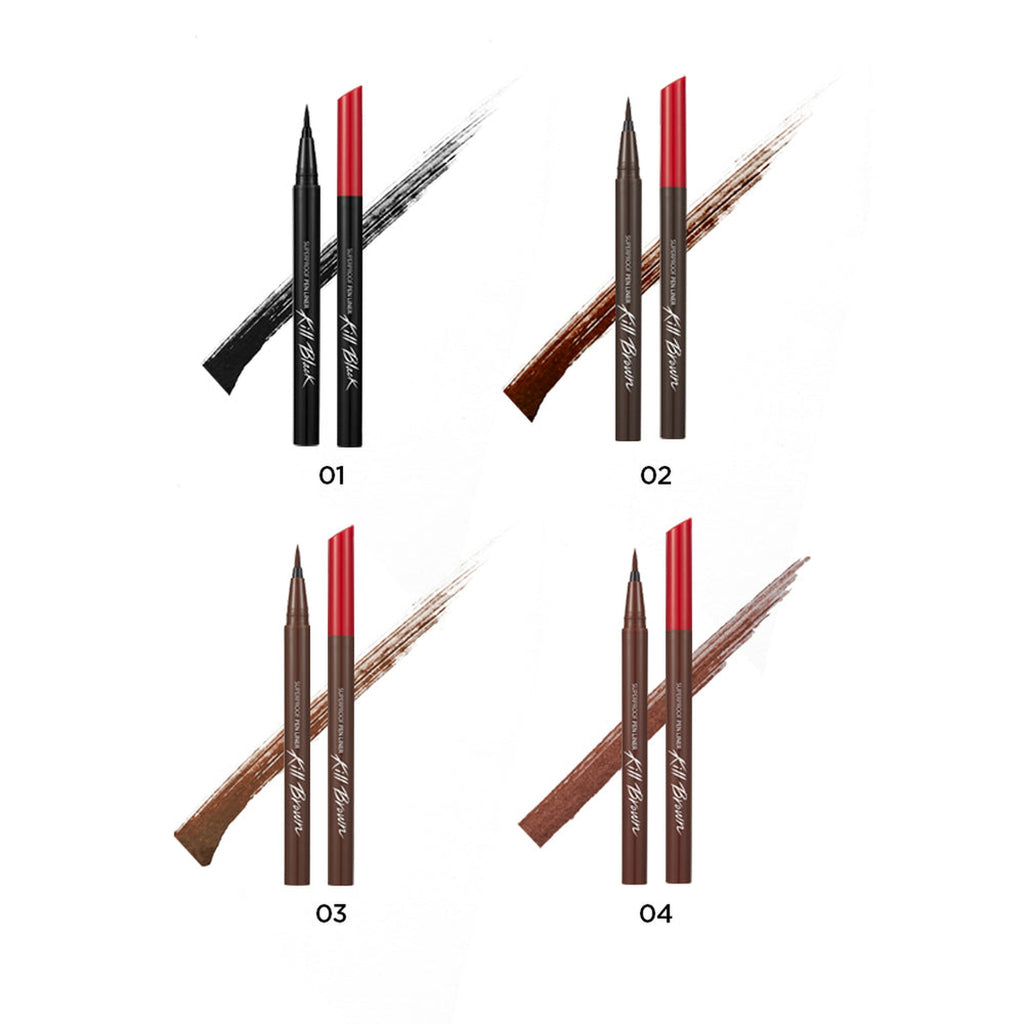 SUPERPROOF PEN LINER KILL BROWN 02 BROWN - image 7