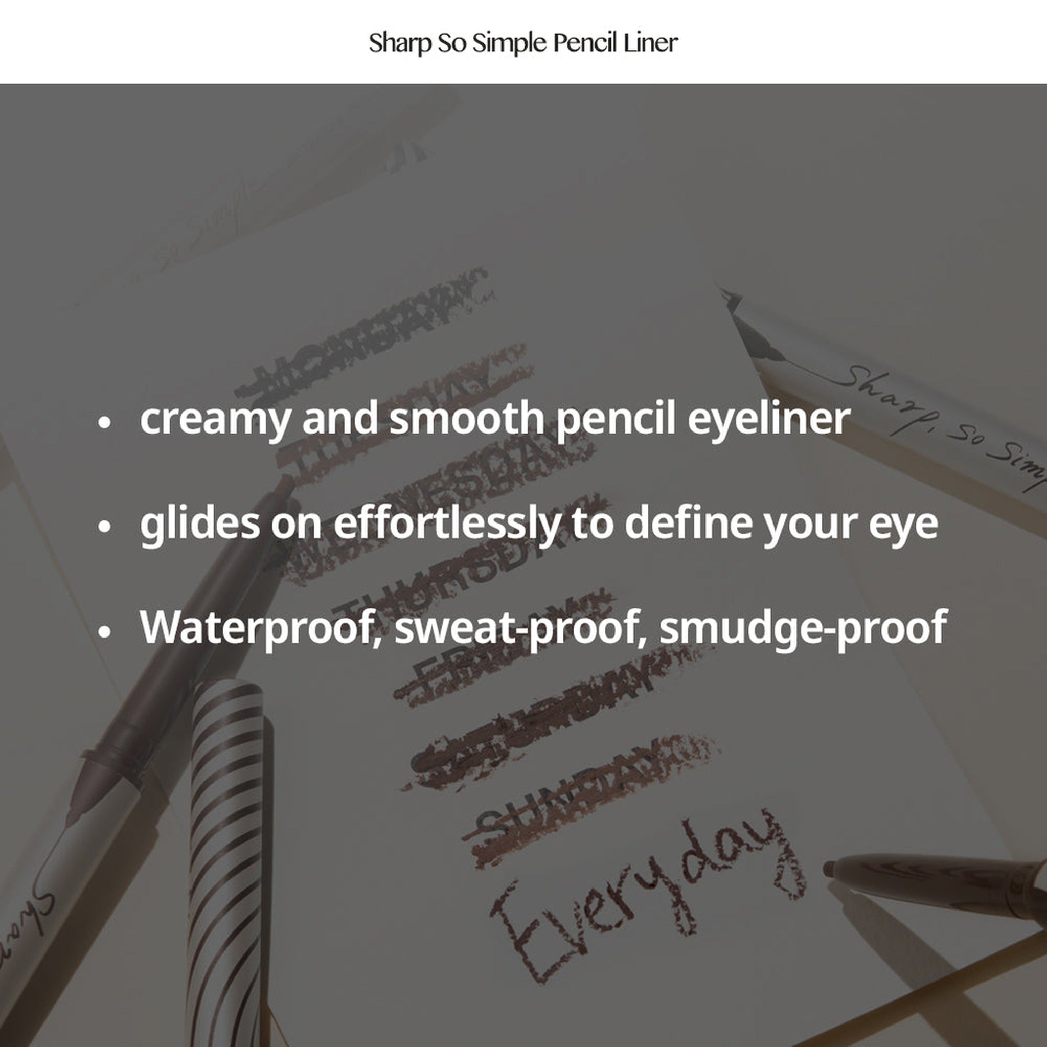 CLIO Sharp So Simple Waterproof Pencil Liner