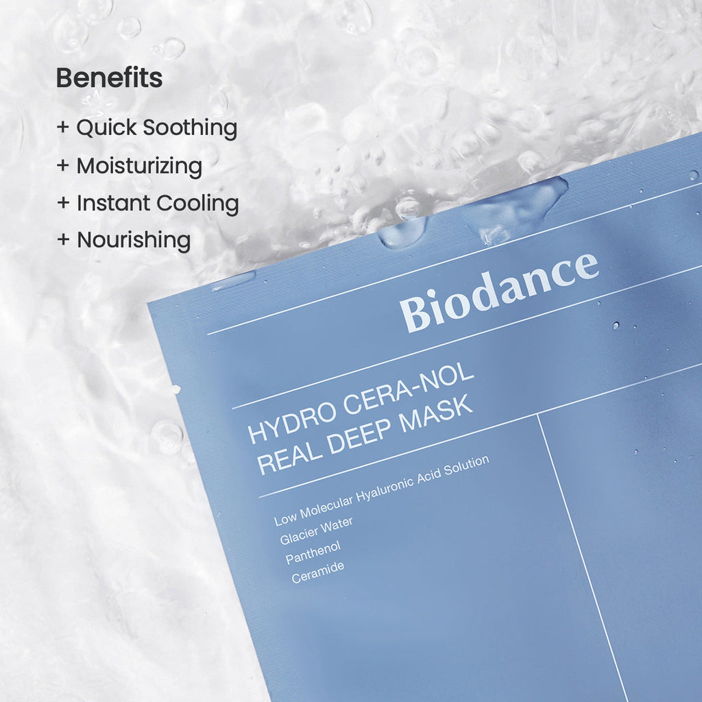 Hydro Cera-nol Real Deep Mask 1Box (34g*4ea) - image 5