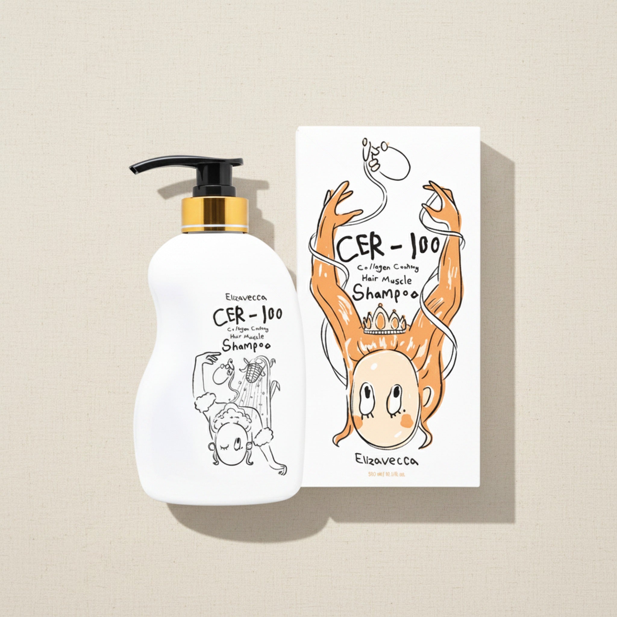 (Renew) CER-100 Collagen Coating Hair A+ Muscle Helltornado Shampoo 500ml - image 4