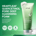 HEARTLEAF QUERCETINOL CLEANSING FOAM 150ml - image 2