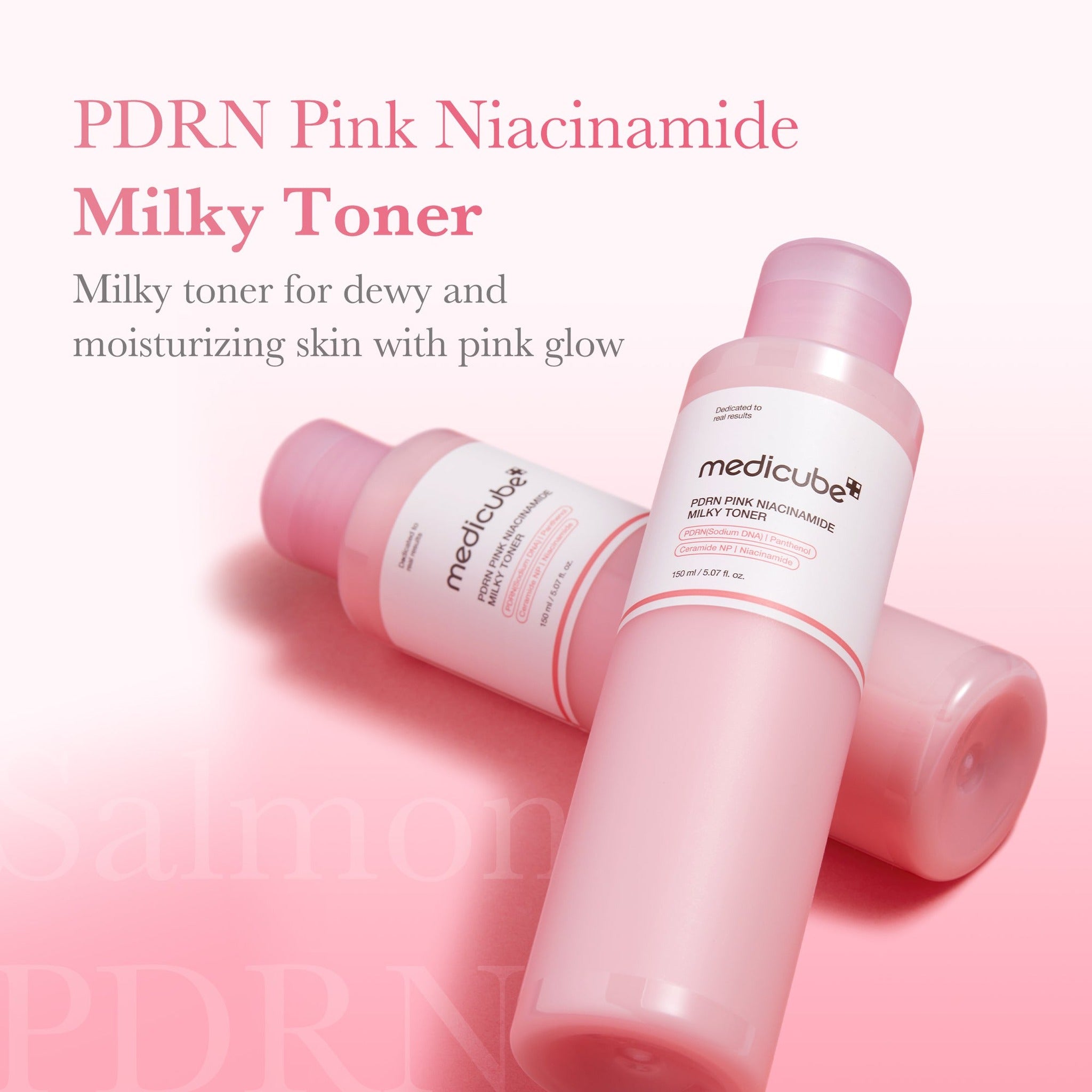 PDRN PINK NIACINAMAIDE MILKY TONER 150ml - image 2