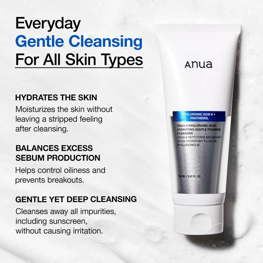 8 HYALURONIC ACID HYDRATING GENTLE FOAMING CLEANSER 150ml - image 3