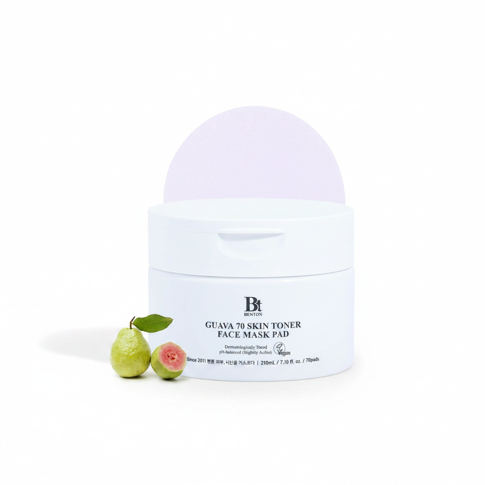 Guava 70 Skin Toner Face Mask Pad 210ml (70pads) - image 1