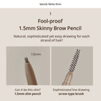 Speedy Skinny Brow #01 Gray Brown - image 5