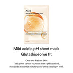 MILD ACIDIC PH SHEET MASK GLUTATHIOSOME FIT 30ml - image 2