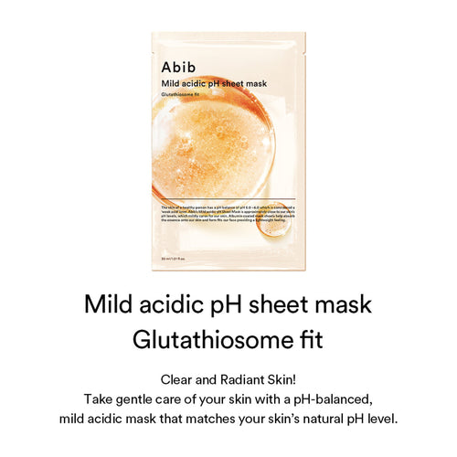 MILD ACIDIC PH SHEET MASK GLUTATHIOSOME FIT 30ml - image 2