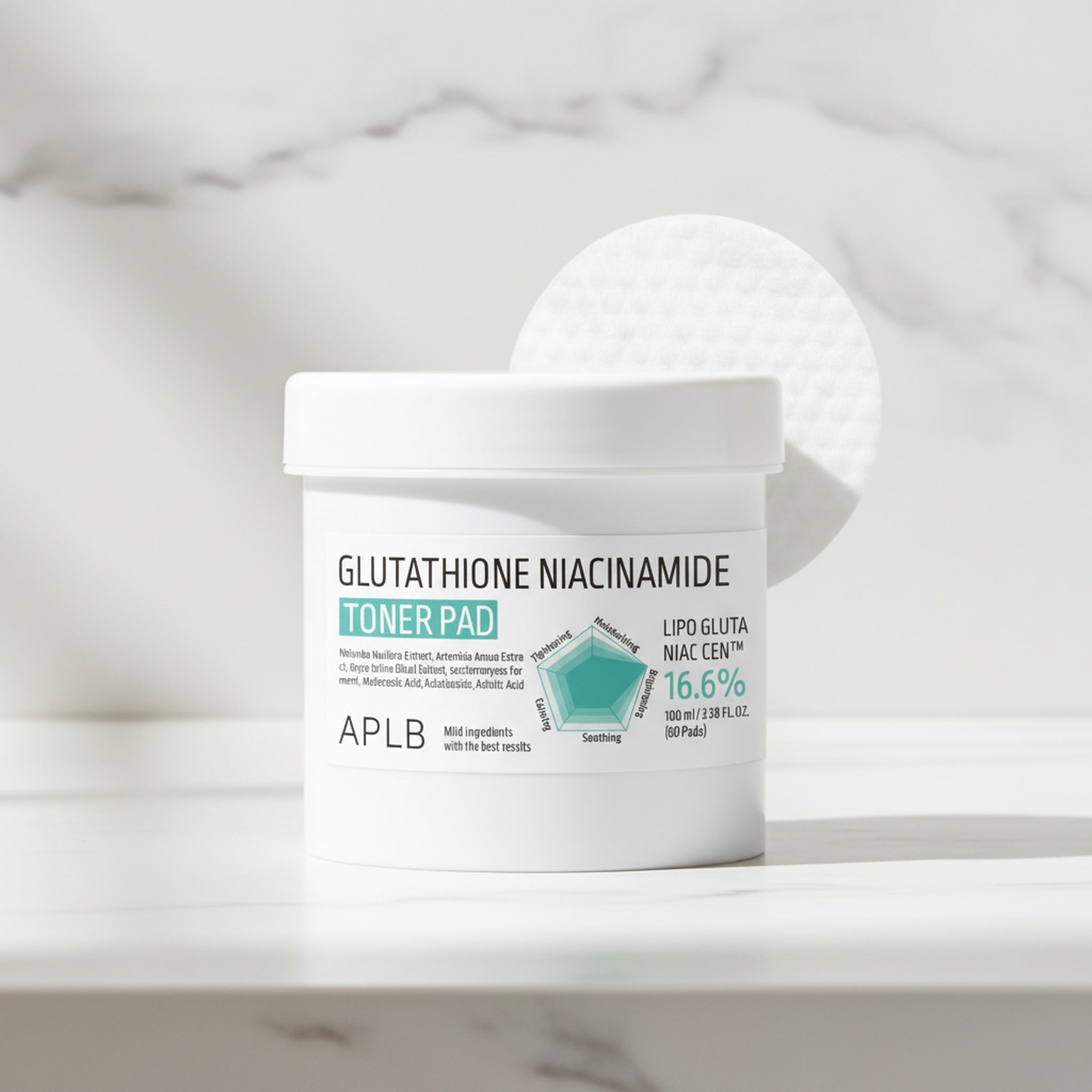 Glutathione Niacinamide Toner Pad (60 pads) - image 2