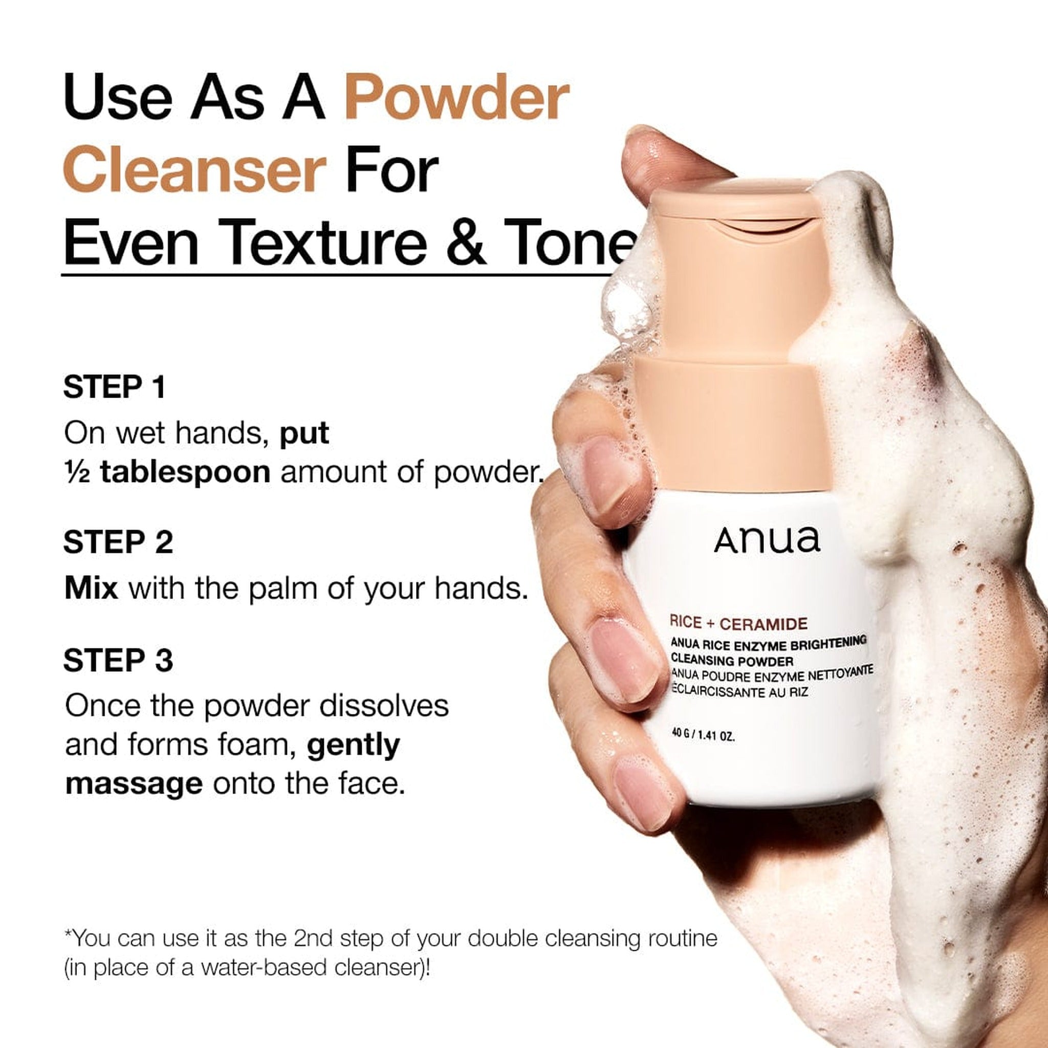 RICE ENZYME BRIGHTENING CLEANSING POWDER 40g - image 4
