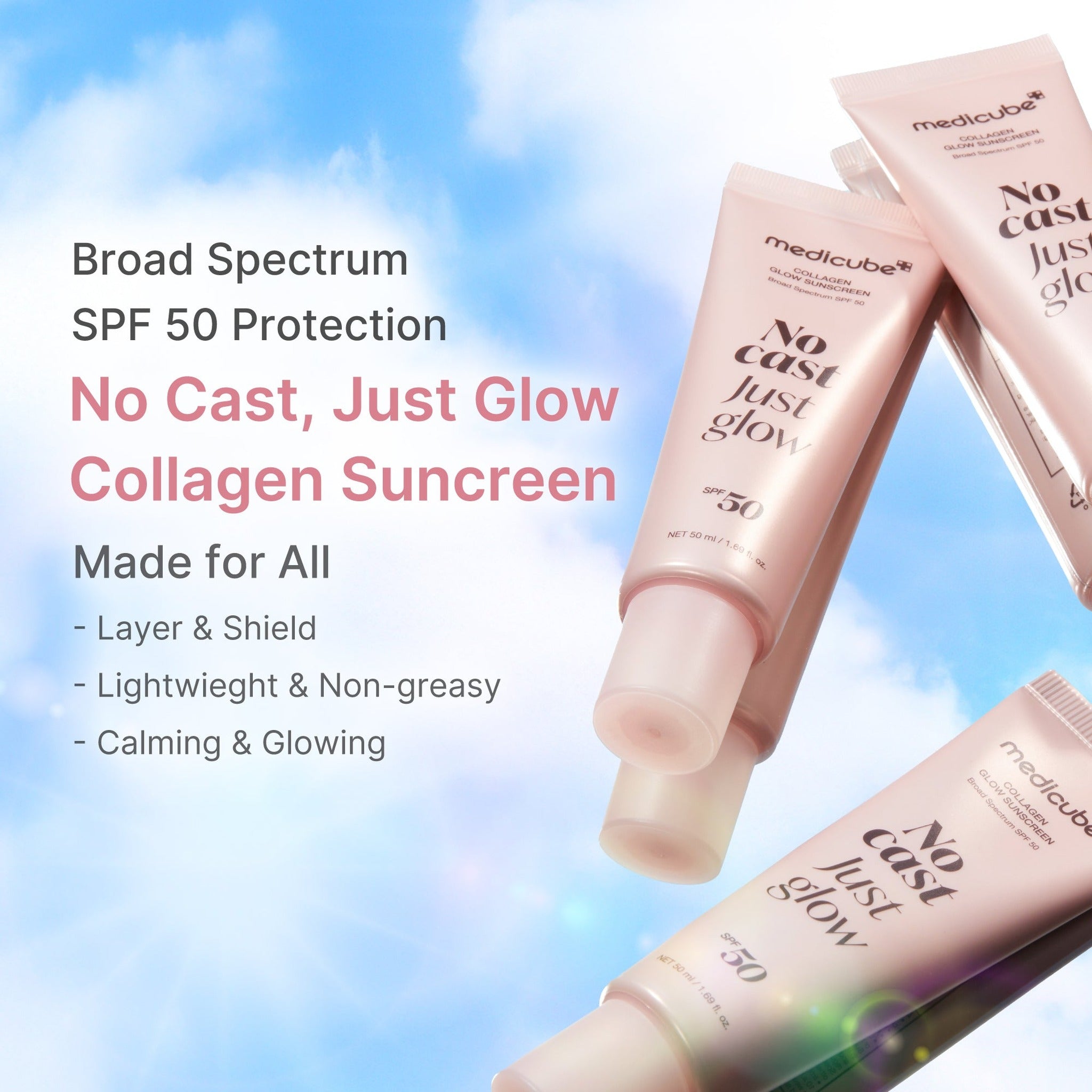 Glow Collagen Sunscreen 50ml SPF 50 - image 2