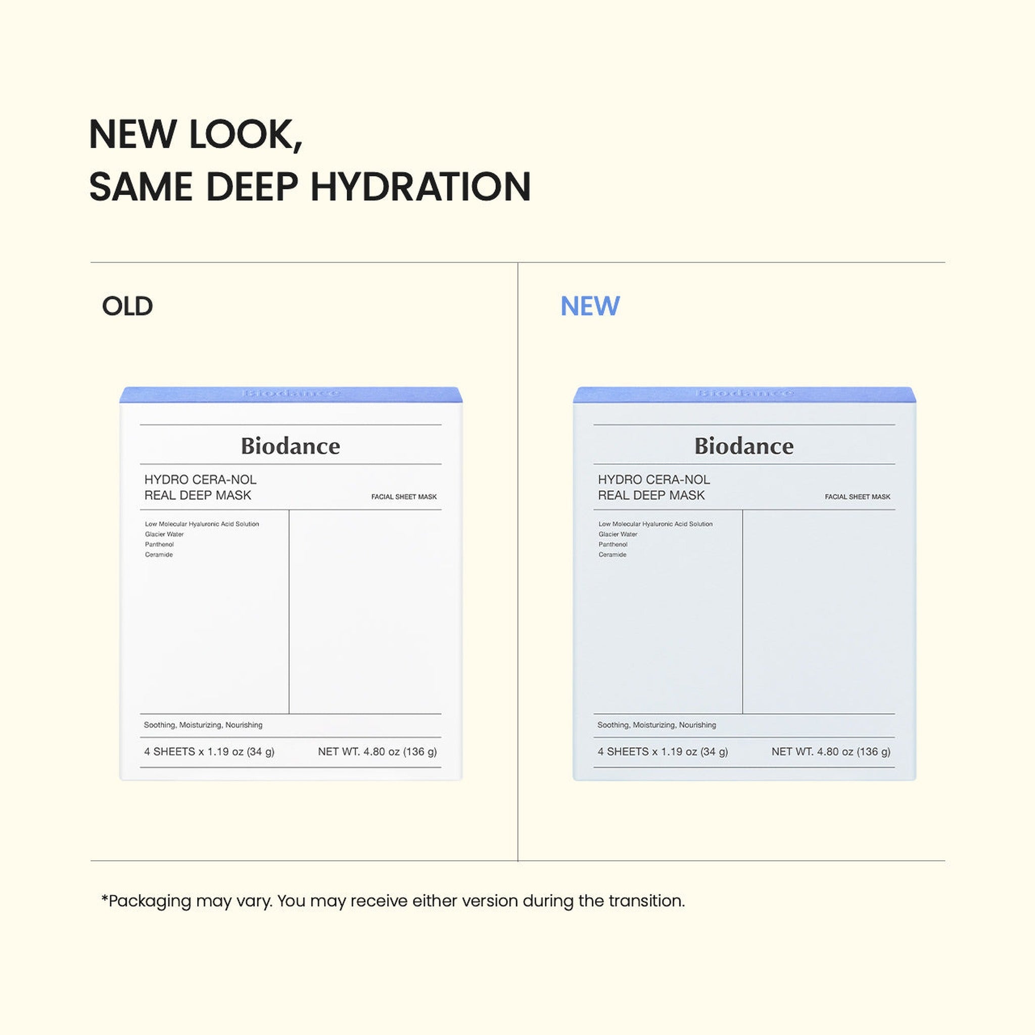 Hydro Cera-nol Real Deep Mask 1Box (34g*4ea) - image 2