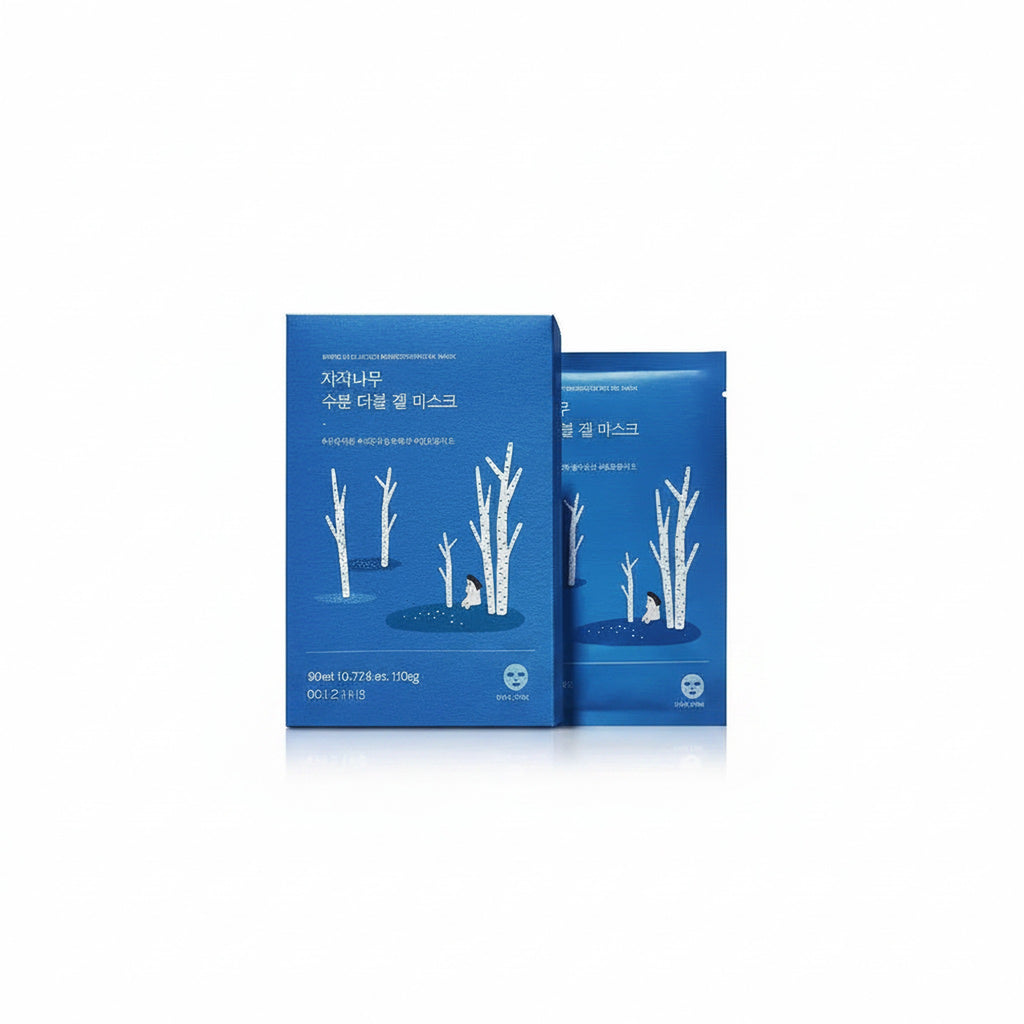 (10ea) BIRCH JUICE MOISTURIZING DOUBLE GEL MASK 23ml - image 1