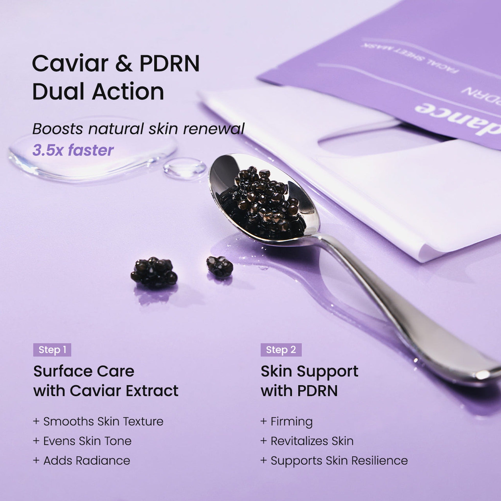 REJUVENATING CAVIAR PDRN REAL DEEP MASK 4EA - image 6