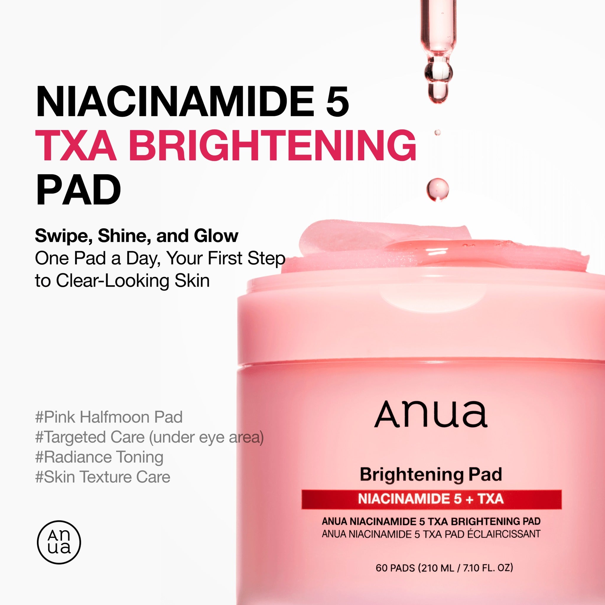 NIACINAMIDE 5 TXA BRIGHTENING PAD 210ml (60EA) - image 2