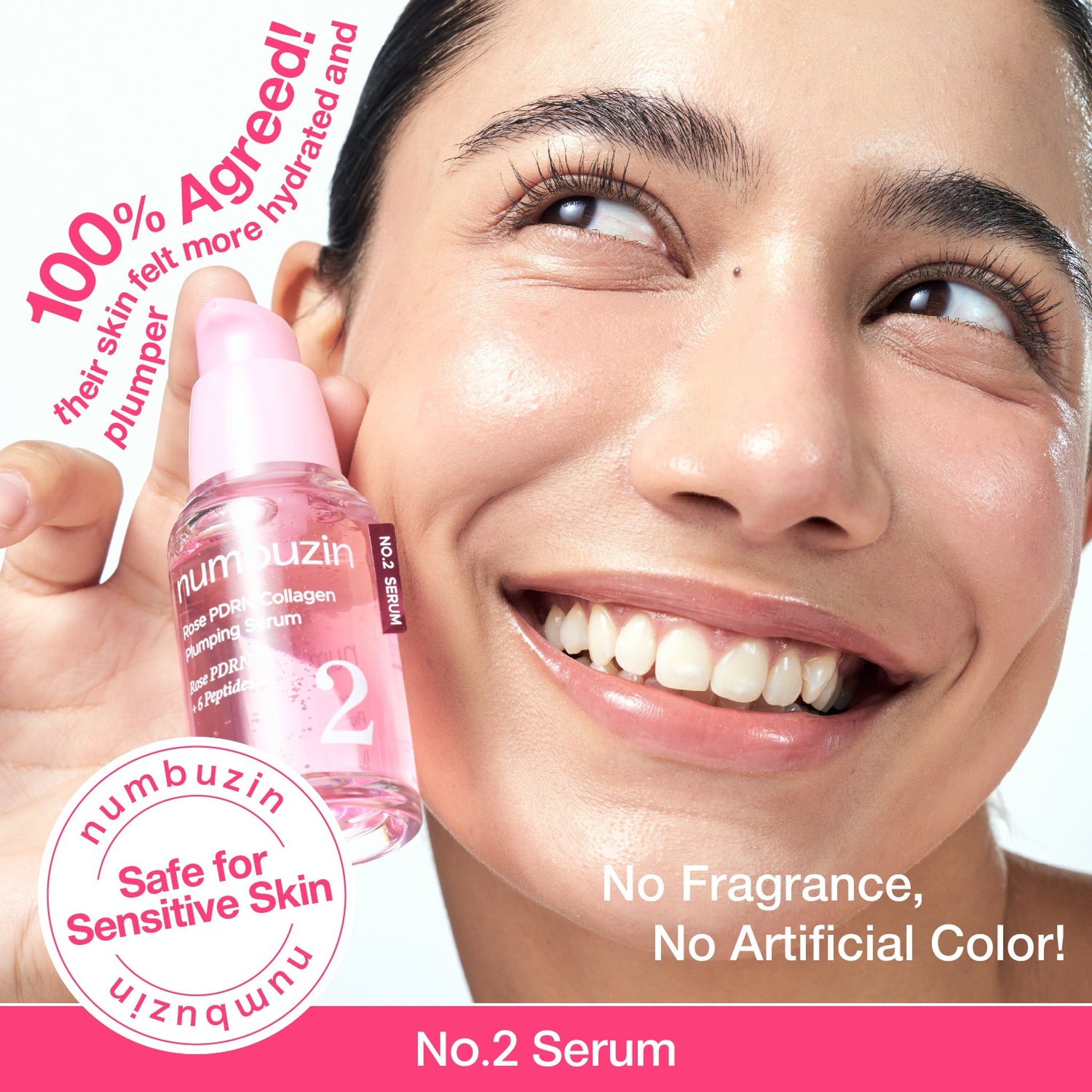 No.2 Rose PDRN Collagen Plumping Serum 30ml - image 5