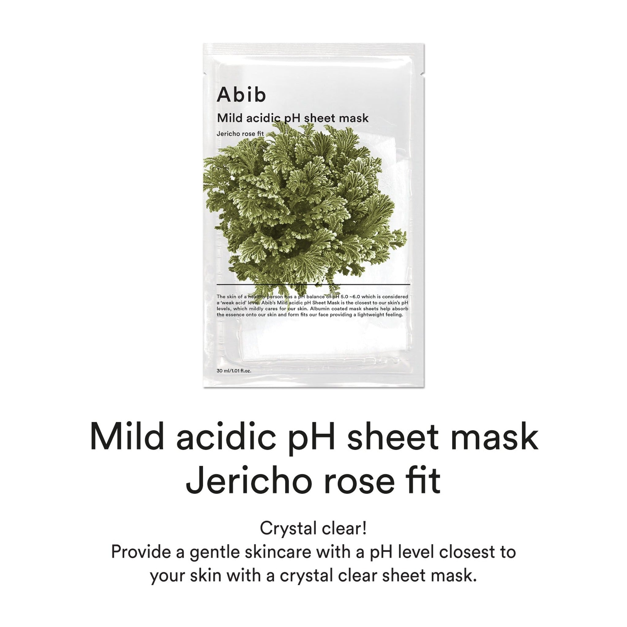 MILD ACIDIC pH SHEET MASK JERICHO ROSE FIT - image 2