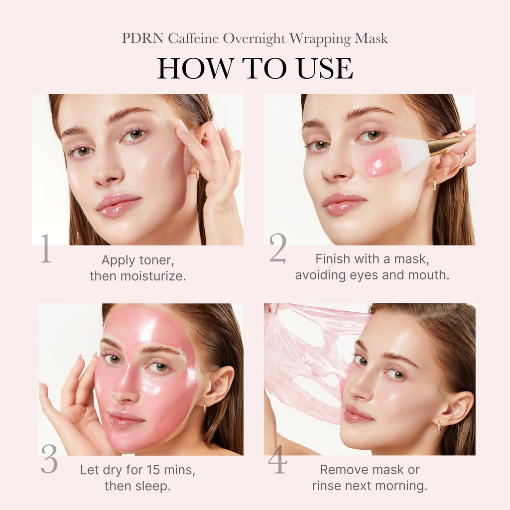 PDRN PINK CAFFEINE NIGHT WRAPPING MASK 75ML - image 5