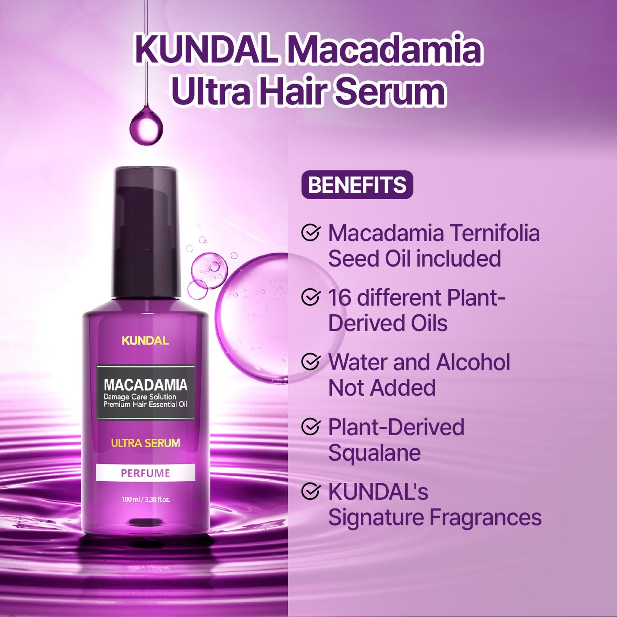 MACADAMIA HAIR SERUM WHITE MUSK 100ML - image 4