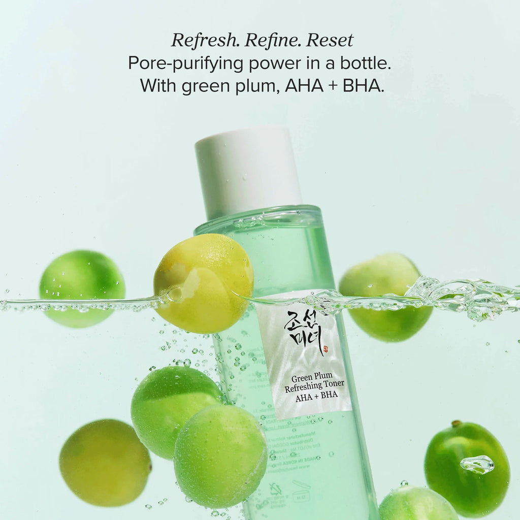 Green plum refreshing toner : AHA + BHA (150ml) - image 2