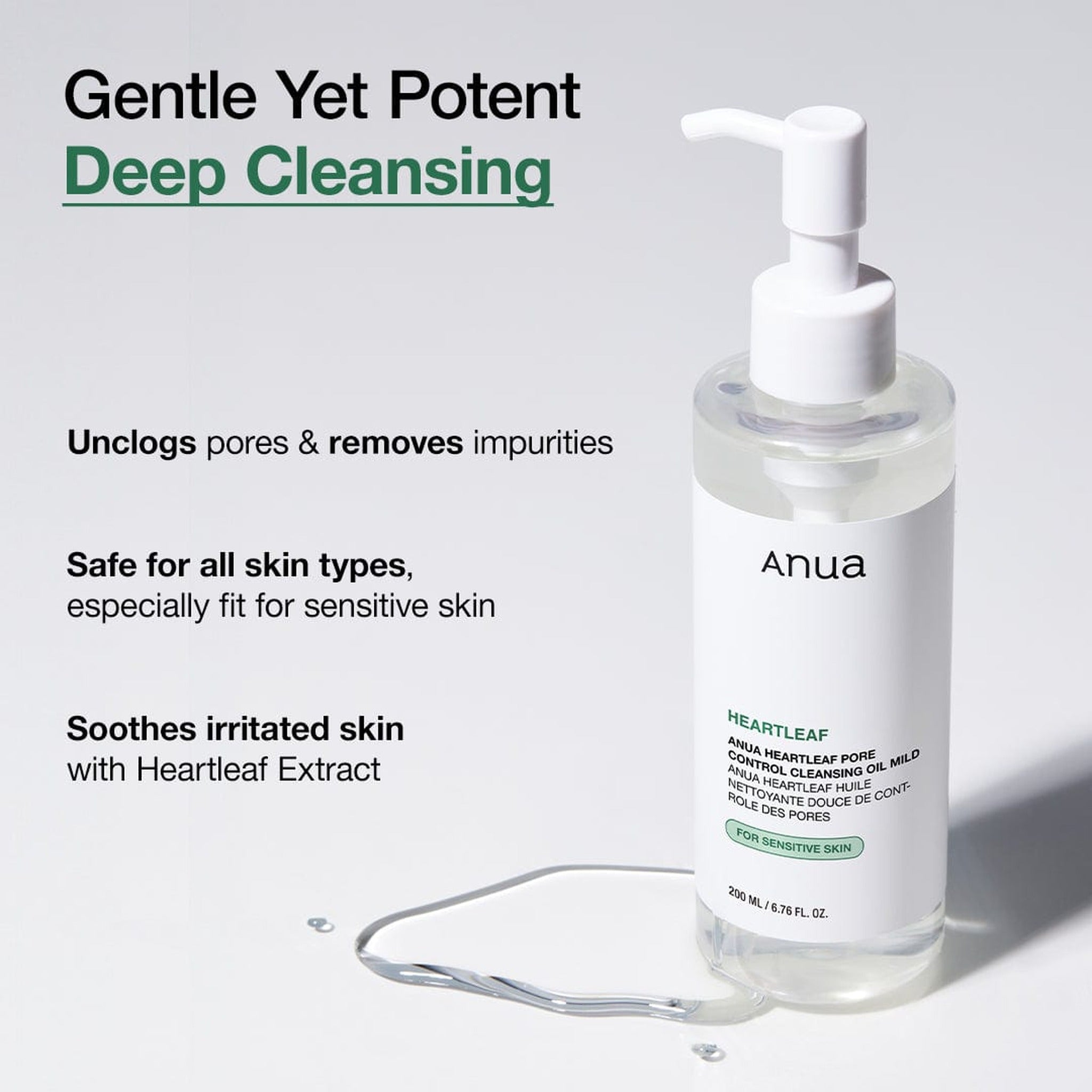 HEARLEAF PORE CONTROL CLEANSING OIL MILD 200ml - image 3