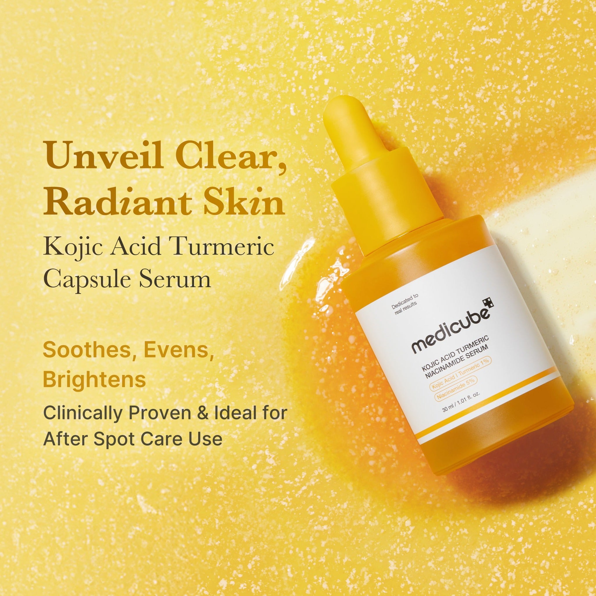 KOJIC  ACID TURMERIC NIACINAMIDE SERUM 30ML - image 2