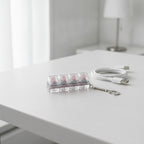 Mini Mechanical Keyboard Keychain - White Switch