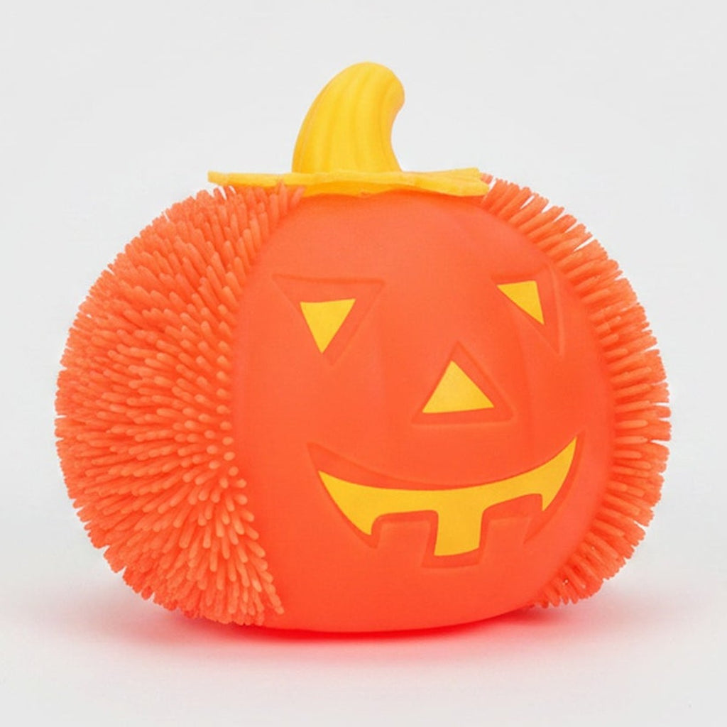 Halloween Pumpkin Ghost Squishy Glow Stress Relief Toy - Orange