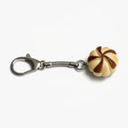 Cheese Wedge Keychain Charm - Raccoon Crackers