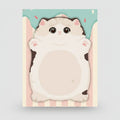 Cute Striped Cat Memo Pad – stationery (view 1)