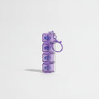Mini Keyboard Switch Keychain - Purple