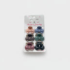 Mini Claw Clips Six-Pack Set Mauve