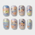 Dreamy Sky Press-On Nail Set - Pastel Sky