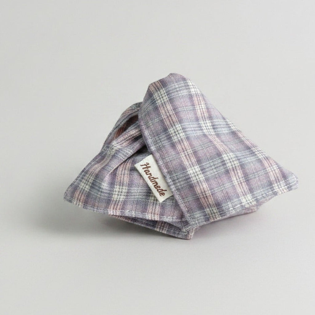 Plaid Hair Claw Clip Gray – hair accessories (view 1)