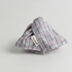 Plaid Hair Claw Clip Gray – hair accessories (view 1)