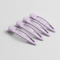 Minimalist BB Hair Clip Set - Purple – hair accessories (view 1)