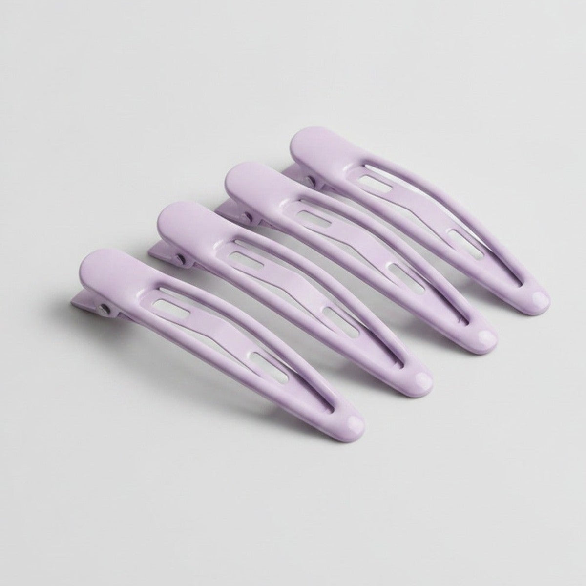 Minimalist BB Hair Clip Set - Purple – hair accessories (view 1)