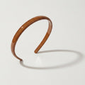 Glossy Padded Headband - Energetic Coffee Headband – hair accessories (view 1)