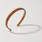 Glossy Padded Headband - Energetic Coffee Headband – hair accessories (view 1)