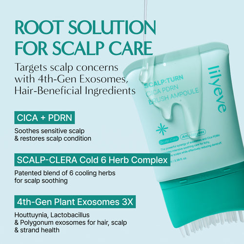 Scalp:Turn Cica PDRN Brush Ampoule 30ml