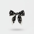 Polka Dot Bow Hair Clip Scarf Pink Polka Dot