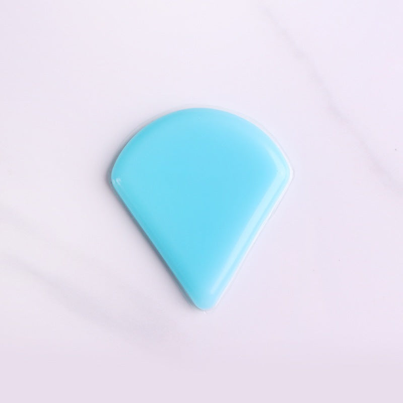 Transparent Silicone Makeup Puff Lightweight Foundation Tool - Blue