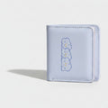 Lavender Puffy Cloud Embroidered Bi-Fold Wallet – bags & wallets (view 1)