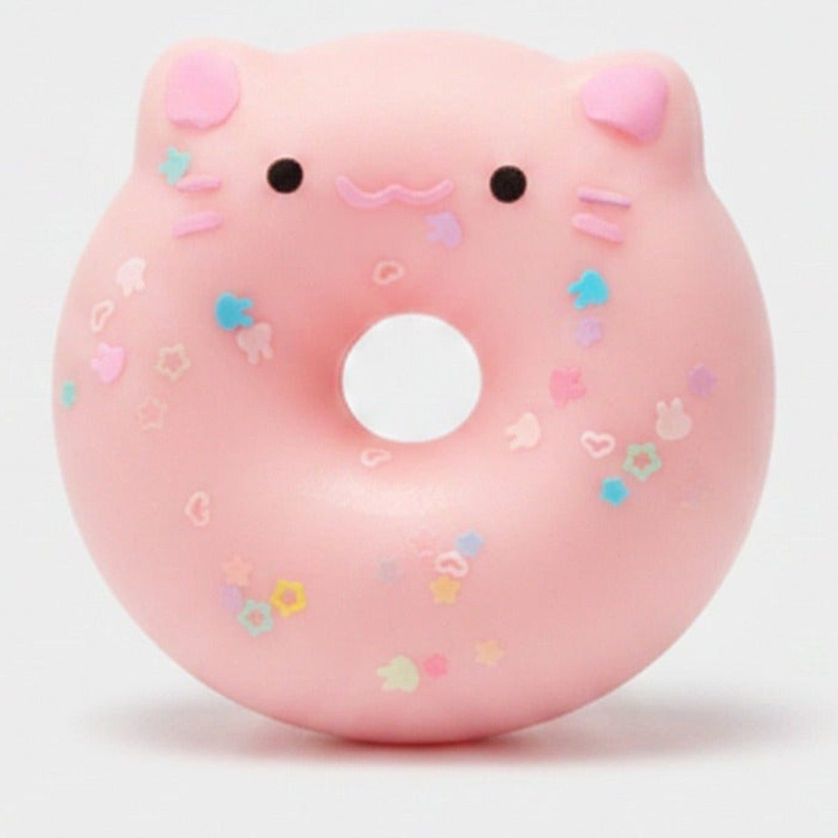 Cat Donut Hard Toy with Sprinkles - Pink Donut – novelty & toys (view 1)