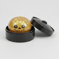 Spooky Dimple Squishy with Bamboo Steamer - Gold Skull